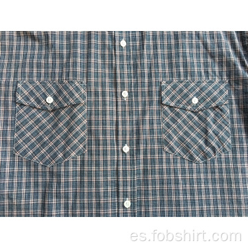 Camisa de manga corta para color marrón